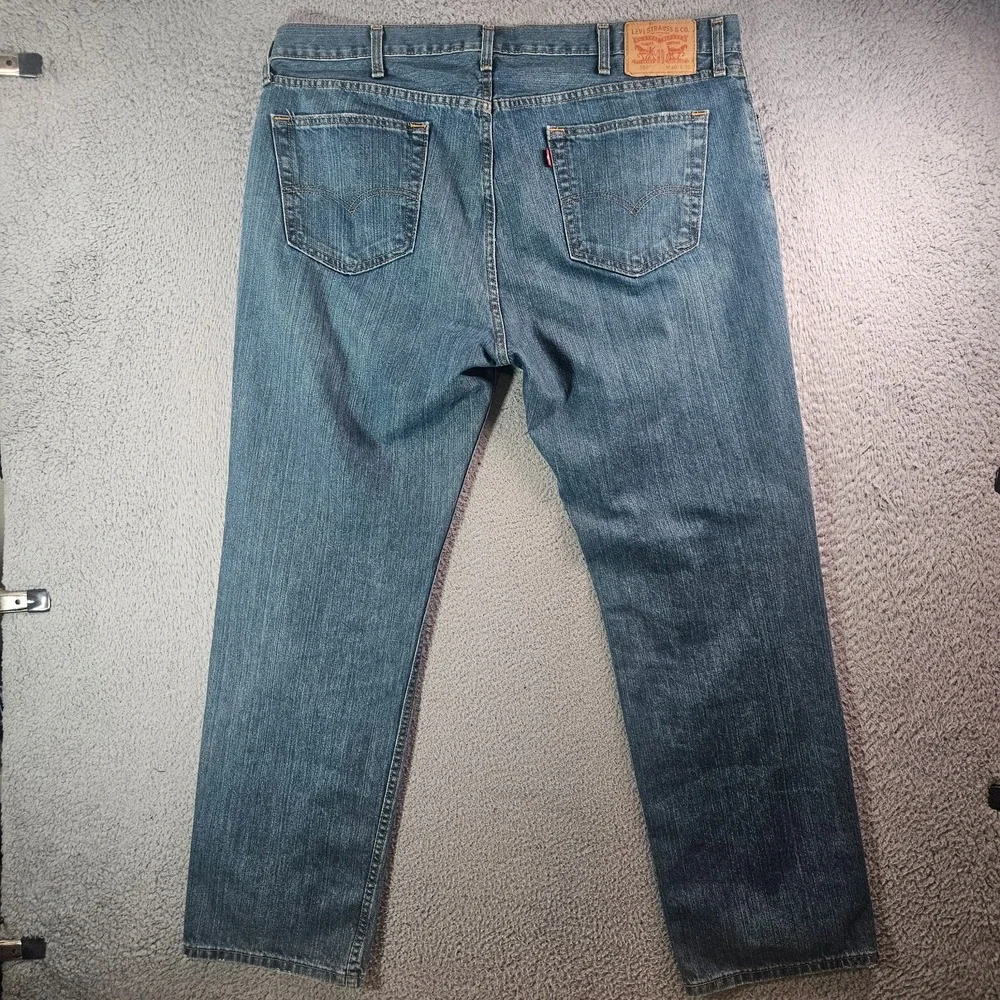 Levi's 559 Jeans Men 40 x 32 Zip Fly Blue Relaxed‎ Straight Leg Blue